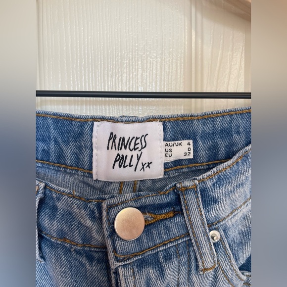 Princess Polly 🔥 High Waisted Button Fly Jeans - Picture 2 of 4